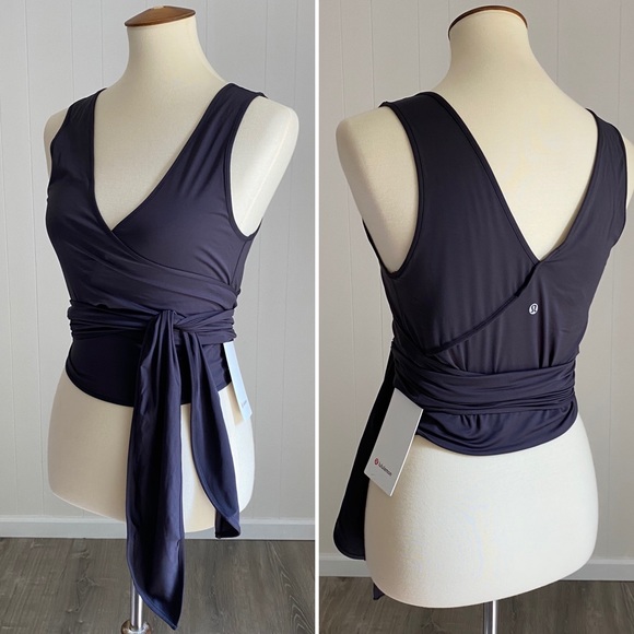 lululemon athletica Tops - NWT Lululemon Twist Me Up Crop Tank Intergalactic